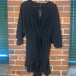 Venti 6 black V Neck dress | size medium